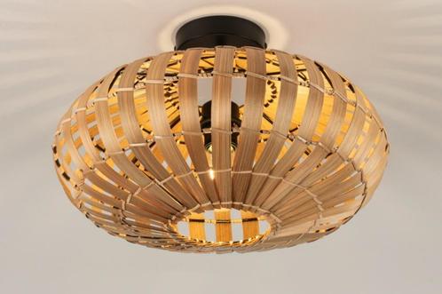 40cm plafondlamp bamboe hanglamp japandi bed bank tafel lamp, Huis en Inrichting, Lampen | Hanglampen, Nieuw, Minder dan 50 cm