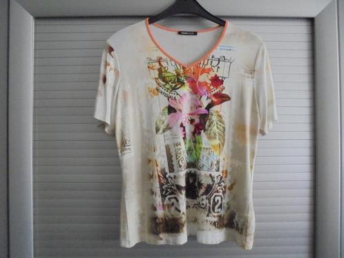 frankwalder shirt maat 42, Kleding | Dames, T-shirts, Zo goed als nieuw, Maat 42/44 (L), Wit, Korte mouw, Ophalen of Verzenden