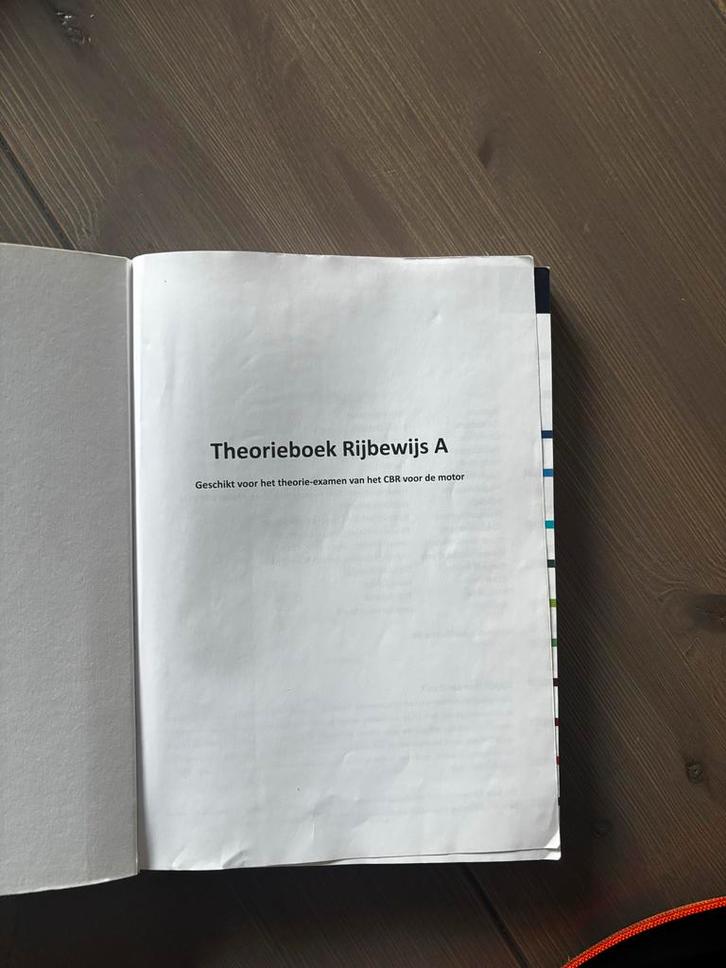 Motor Theorie Boek Rijbewijs A, Boeken, Motoren, Zo goed als nieuw, Algemeen, Ophalen of Verzenden