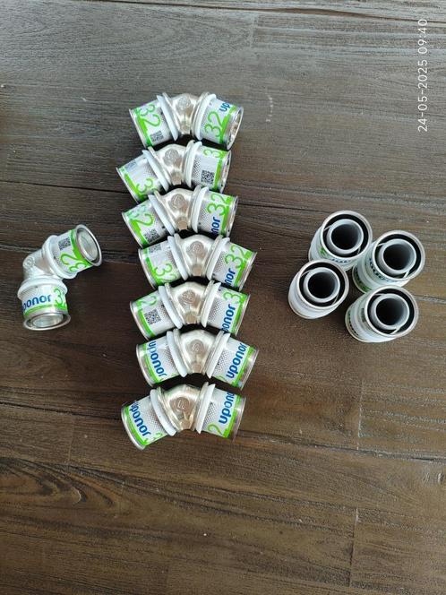 Uponor 32 S press koppelingen, Doe-het-zelf en Verbouw, Buizen en Afvoer, Nieuw, Overige typen, Overige materialen, 6 meter of meer