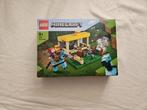 LEGO Minecraft 21171 - De Paardenstal, Ophalen of Verzenden, Zo goed als nieuw, Complete set, Lego