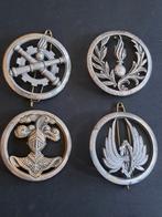 Franse baret emblemen,  AAT, Calvalerie,  Artillerie,, Verzamelen, Ophalen of Verzenden, Landmacht, Overige gebieden, Embleem of Badge