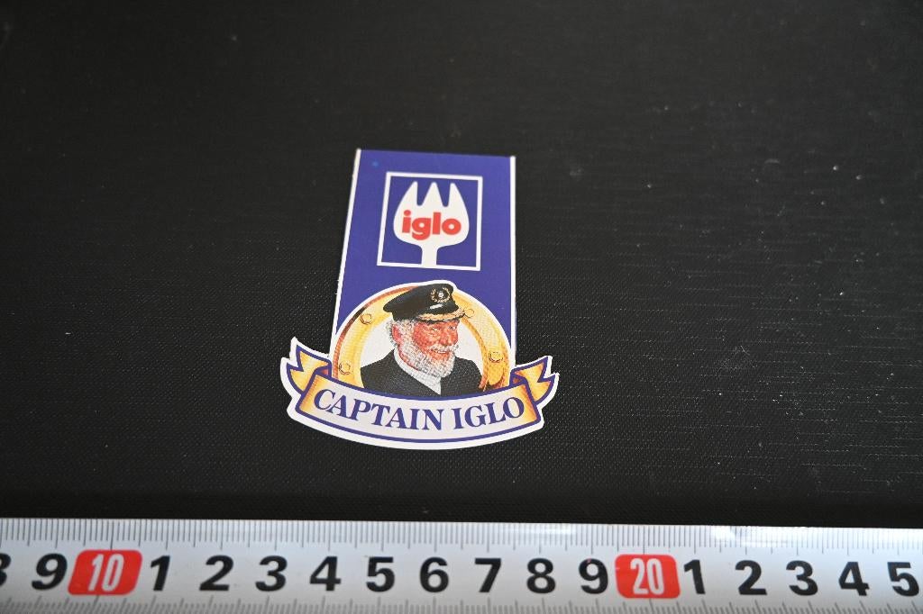 sticker IGLO  Captain iglo, Verzamelen, Ophalen, Zo goed als nieuw