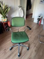 Retro bureaustoel, Ophalen, Gebruikt, Groen, Bureaustoel