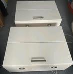 In perfecte staat 2 hangkasten met verlichting, Beige, Zo goed als nieuw, Minder dan 100 cm, 25 tot 50 cm