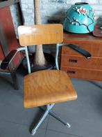 Vintage Friso Kramer jaren 60 bureaustoel, Ophalen, Gebruikt, Zwart