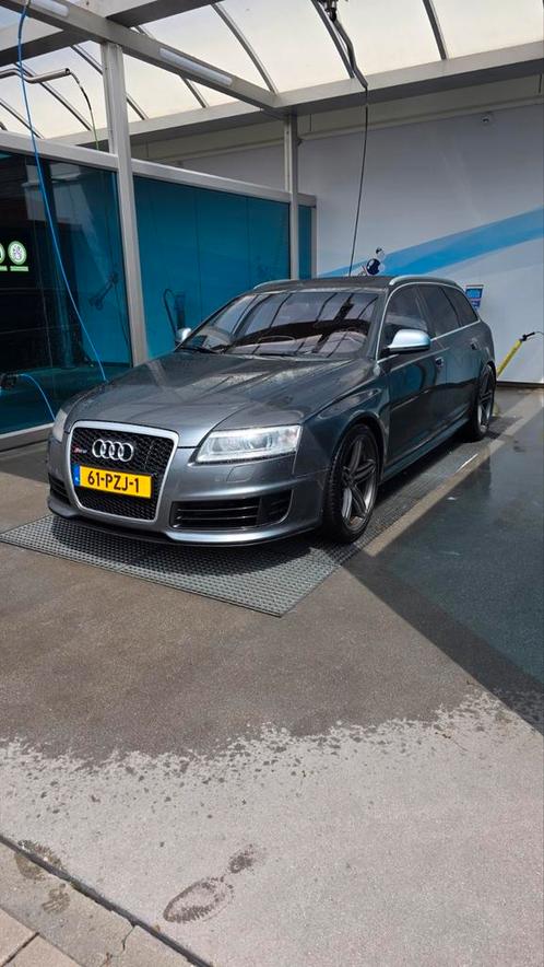 Audi RS6 5.0 FSI Avant Quattro 426KW Tipt 2008 Grijs, Auto's, Audi, Particulier, RS6, 4x4, ABS, Achteruitrijcamera, Airbags, Airconditioning