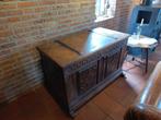 Oude houten kist Vintage, Ophalen, Gebruikt, 50 tot 100 cm, 50 tot 75 cm