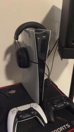 Playstation 5 slim (digital) twee controllers +headset, Spelcomputers en Games, Games | Sony PlayStation 5, Ophalen, Zo goed als nieuw