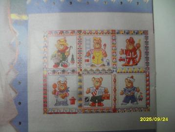 NIEUW, ORIGINEEL patroon Beren Merklap. En Verkoop DMC Garen beschikbaar voor biedingen