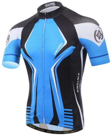 Fietsshirt XS mtb racefiets fietskleding wielershirt blauw z beschikbaar voor biedingen