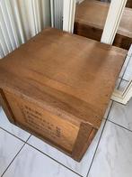 Vintage Houten Kist met Aziatische Tekens, Ophalen