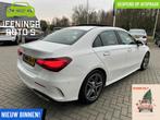 Mercedes A-klasse 180 AMG Line|Distronic|Pano|18"AMG-wielen|, Gebruikt, 11 pk, Wit, Bedrijf