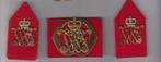 baretembleem en set kraagpatten Johan Willem Friso, Verzamelen, Militaria | Algemeen, Ophalen of Verzenden, Landmacht, Nederland