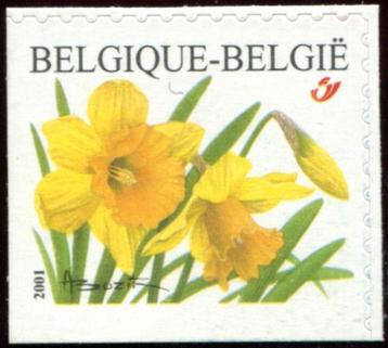 3046b - uitgiftejaar 2001 - trompetnarcis - postfris XXX beschikbaar voor biedingen