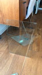 3x Ikea Besta glasplaat (56x36cm), Ophalen, Gebruikt, 50 tot 100 cm, Glas
