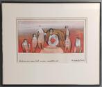 Ans Wortel – lichamen van het …. – gouache ingelijst, Ophalen