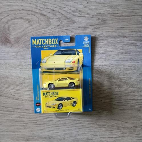 matchbox collectors 1994 Mitsubishi 3000gt geel, Hobby en Vrije tijd, Modelauto's | Overige schalen, Zo goed als nieuw, Auto, Ophalen of Verzenden