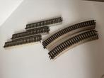 Märklin Rails: Bochten & Rechte Stukken, Wisselstroom, Gebruikt, Rails, Ophalen of Verzenden