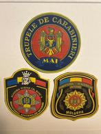 Originele Moldavische politie - Carabinieri-patches, Verzenden, Landmacht, Overige gebieden, Embleem of Badge