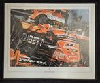 Formule 1 poster Jos Verstappen door Eric-Jan Kremer., Ophalen of Verzenden