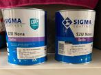 Sigma nova satin!! Ral 9010 en Ral 9016!!, Doe-het-zelf en Verbouw, Verf, Beits en Lak, Ophalen, Wit, Nieuw, Verf