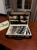 Nieuwe messenset Solingen in koffer, Ophalen of Verzenden, Nieuw, Rvs of Chroom, Bestekset