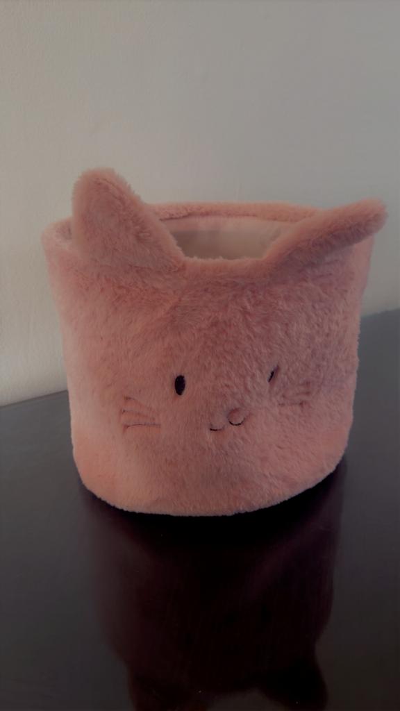 Schattige roze kattenmand / opberger, Ophalen of Verzenden, Zo goed als nieuw, Overige typen