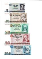 DDR, serie 5 x omloopbiljetten compleet, Verzenden, Duitsland