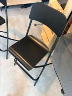 2x IKEA Franklin barkrukken / barstoelen, Ophalen, Twee, Zwart, Zo goed als nieuw