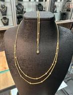 Prachtige 14k gouden balletjes set, Sieraden, Tassen en Uiterlijk, Kettingen, Ophalen of Verzenden, Nieuw, Goud