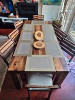 Eettafel Rechthoekig walnoten hout 191x92cm, Huis en Inrichting, Tafels | Eettafels, Ophalen, Gebruikt, 50 tot 100 cm, Vijf personen of meer