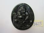 Prachtige hanger /amulet van chinese jade Boeddha.J425 #, Overige voorstellingen, Ophalen of Verzenden, Zo goed als nieuw, Steen of Mineraal