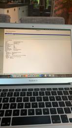 Macbook air 2017. 8 Gb I5 1,8 Ghz 250 Gb SSD met lader, Computers en Software, 13 inch, Minder dan 2 Ghz, Ophalen of Verzenden