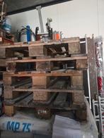 3 Europallets te koop, Doe-het-zelf en Verbouw, Hout en Planken, Ophalen, Gebruikt, Pallet, Minder dan 200 cm