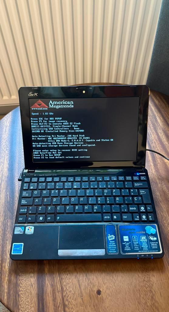 ASUS Eee PC Seashell Series Netbook, Computers en Software, Windows Laptops, Gebruikt, 11 inch, HDD, Minder dan 2 Ghz, Minder dan 4 GB