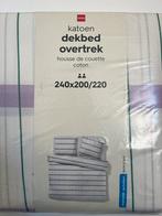 Hema dekbedovertrek 240x220 cm nieuw, Wit, Dekbedovertrek, Ophalen of Verzenden, Nieuw