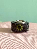 Ohm Bead Bedel - Zilver & Glas, Overige merken, Ophalen of Verzenden, Zo goed als nieuw, 1 bedel