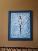 Groot schilderij 104 x 84 cm Joop Smits, Antiek en Kunst, Ophalen