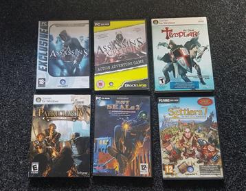 6 pc games/spellen als nieuw