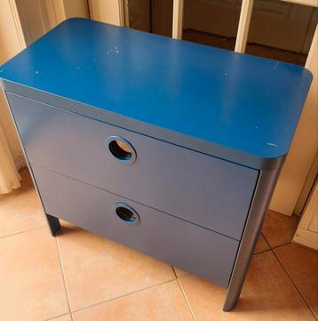 Ikea ladekast blauw 