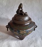 Japanse of eventueel Chinese wierookbrander cloisonné draak., Antiek en Kunst, Ophalen