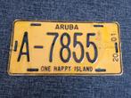 Aruba kentekenplaat nummerbord Nummerplaat License plate, Verzamelen, Ophalen of Verzenden