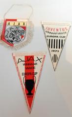 Ajax & Juventus Vaantjes - Europa Cup 1973, Verzamelen, Sportartikelen en Voetbal, Ophalen of Verzenden, Gebruikt, Ajax, Vaantje of Sjaal