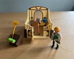 Playmobil kleine manage met ruiter en paard, Ophalen of Verzenden, Zo goed als nieuw