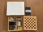 Backgammon, schaken, cribbage, dammen, domino, pokerstenen, Hobby en Vrije tijd, Gezelschapsspellen | Bordspellen, Ophalen of Verzenden