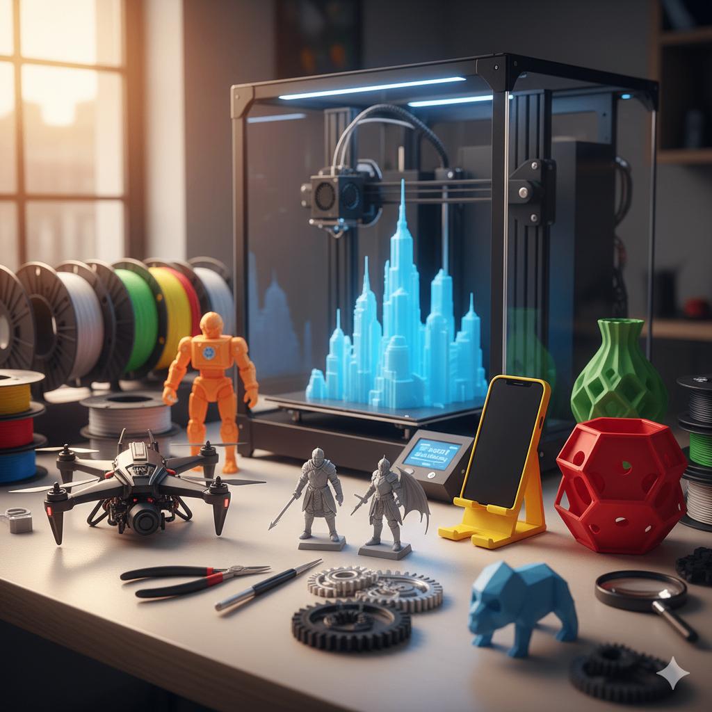 3D Print Service FDM – Goedkoop & Snel geprint!, Ingebouwde Wi-Fi, Nieuw, Ophalen of Verzenden, Bambulab P1S