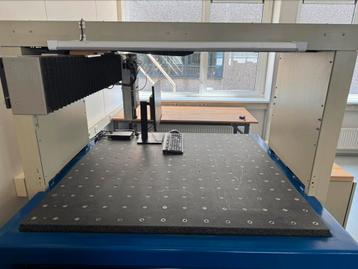 CNC XYZ-machine met granieten rastertafel (1390x1390) beschikbaar voor biedingen