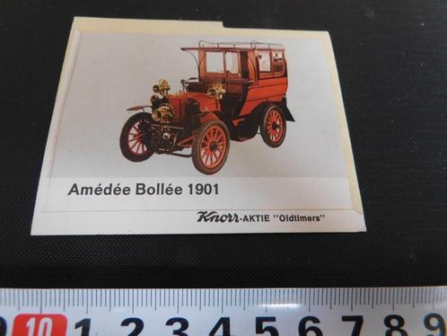 sticker KNORR oldtimers Amédée Bollée 1901, Verzamelen, Stickers, Zo goed als nieuw, Bedrijf of Vereniging, Ophalen