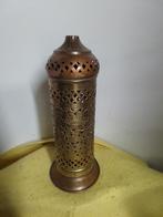 7946) mooi messing  windlicht hoog 27cm, Ophalen of Verzenden, Metaal, 25 tot 50 cm